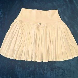Grand slam tennis skirt Alo yoga white Xs